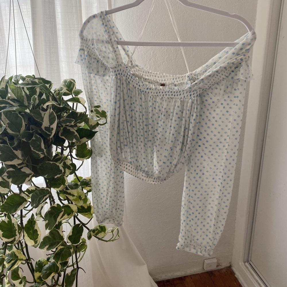 Cute free people  off shoulder top XS
